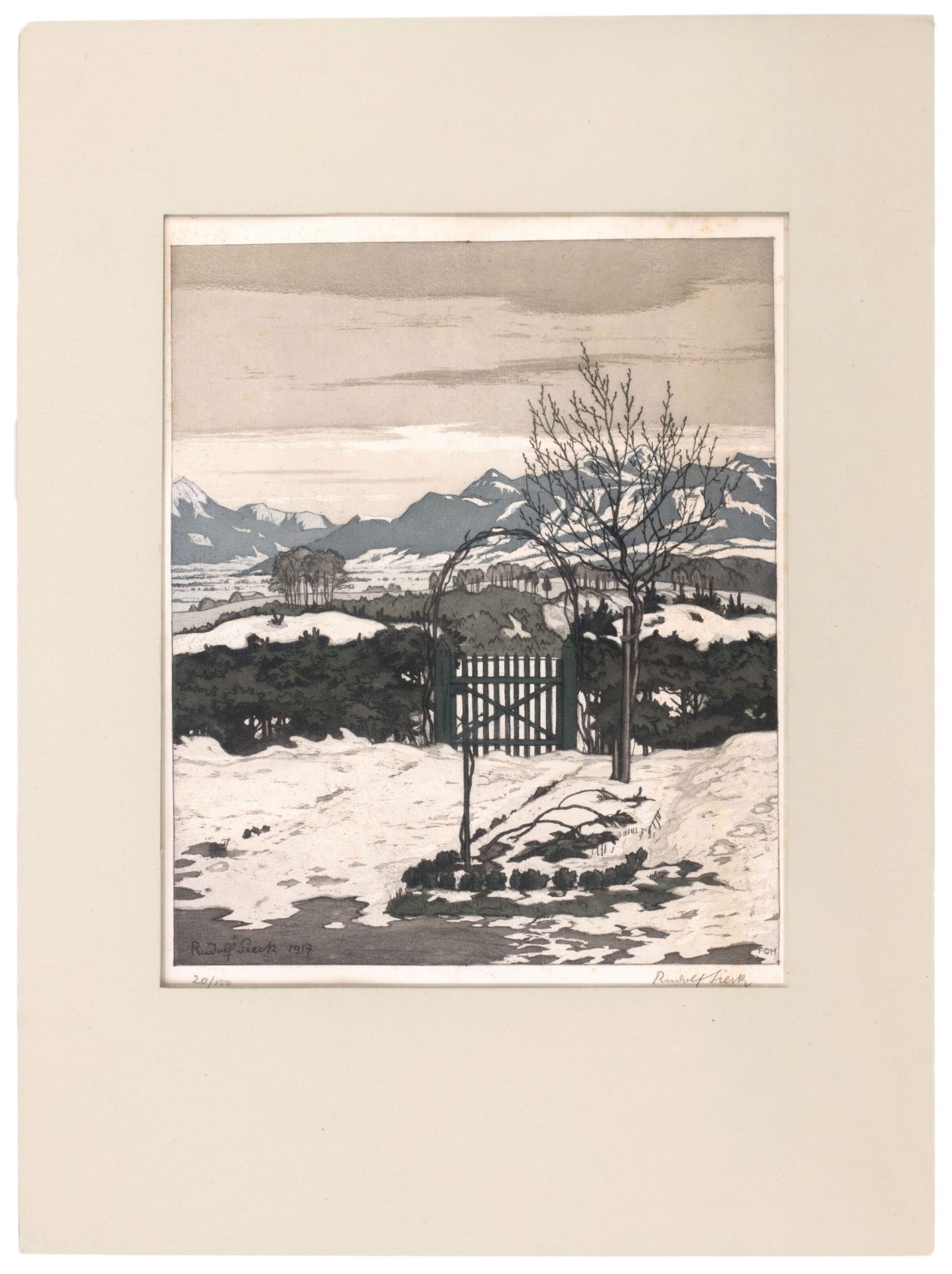 Sieck, Rudolf | 1877 Rosenheim - 1957 Prien - Bild 2 aus 2