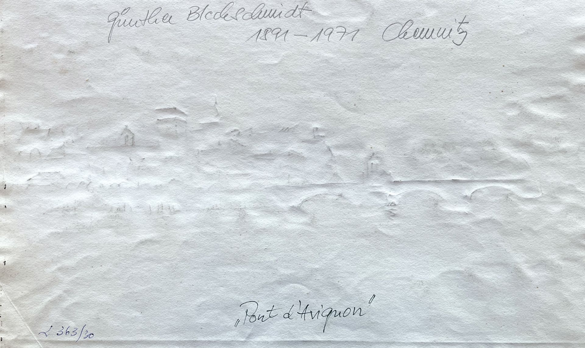 Blechschmidt, Günther | 1891 Sohra bei Freiberg - 1976 Oppach - Bild 2 aus 4