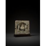 A WHITE MARBLE BUDDHIST STELE, NORTHERN WEI TO NORTHERN QI