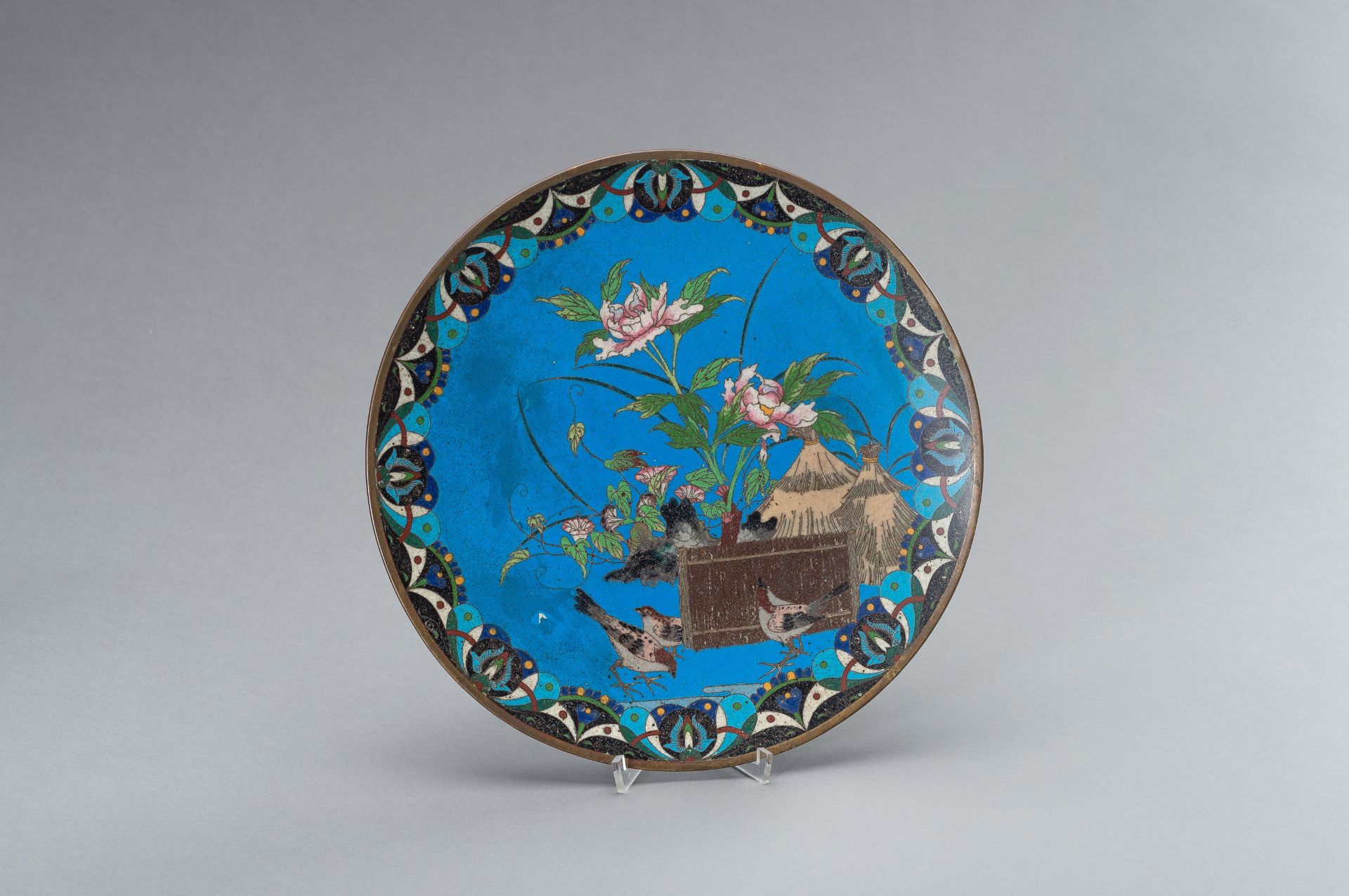 FOUR CLOISONNE DISHES - Image 5 of 13