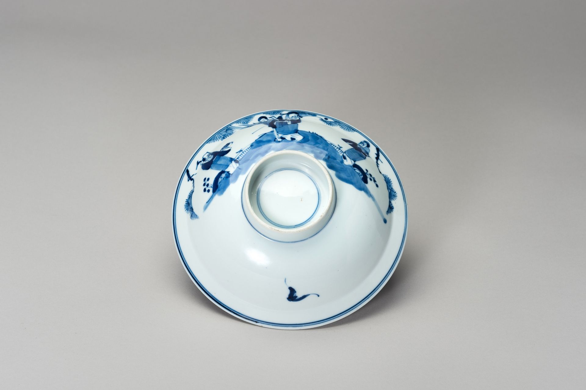 A BLUE AND WHITE PORCELAIN BOWL - Bild 9 aus 10