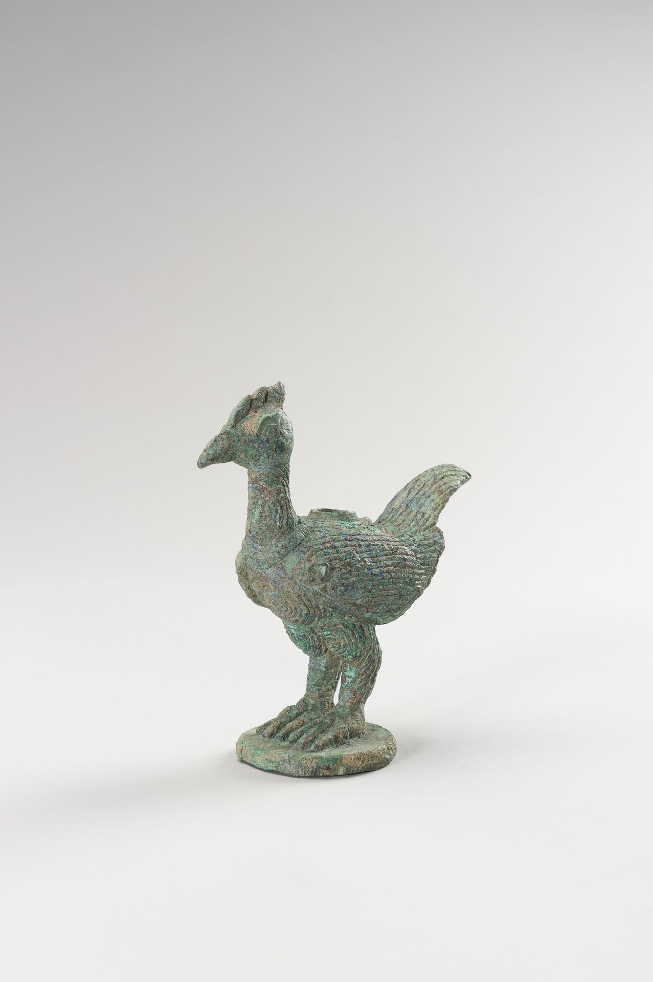 A RARE DONG SON 'HAMSA BIRD' BRONZE