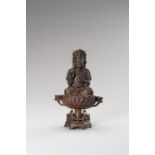 A MING-STYLE BRONZE FIGURE OF AVALOKITESHVARA