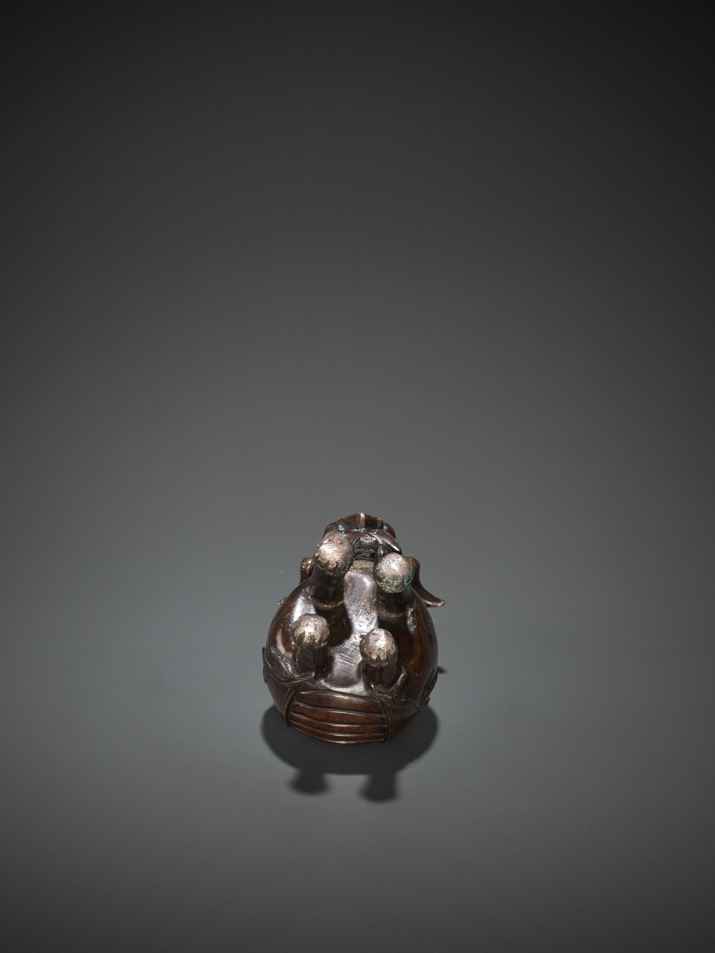 A BRONZE LUDUAN-FORM CENSER AND COVER, 17TH CENTURY - Bild 9 aus 9