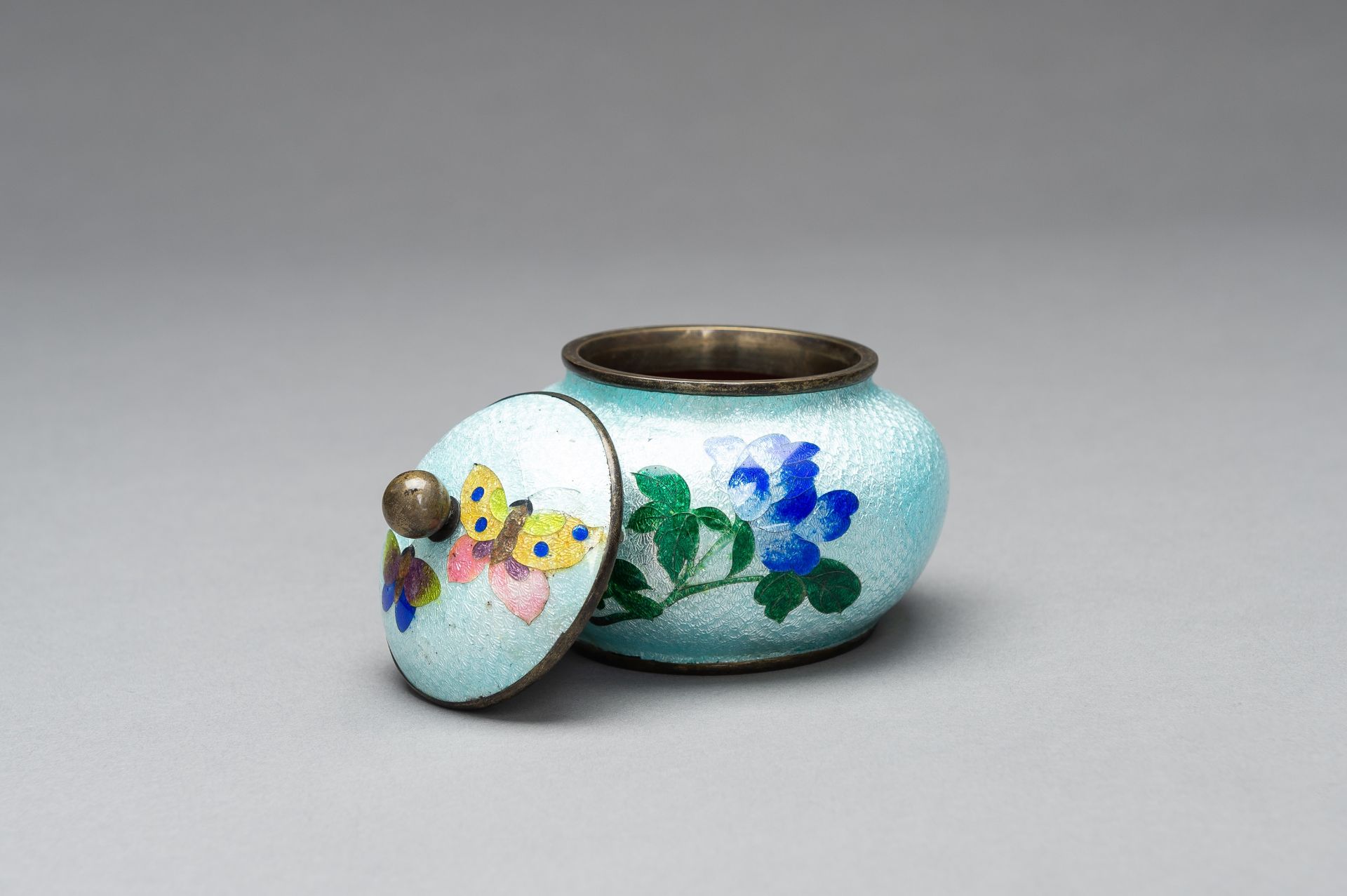 A GINBARI CLOISONNE BOX AND COVER - Image 7 of 10