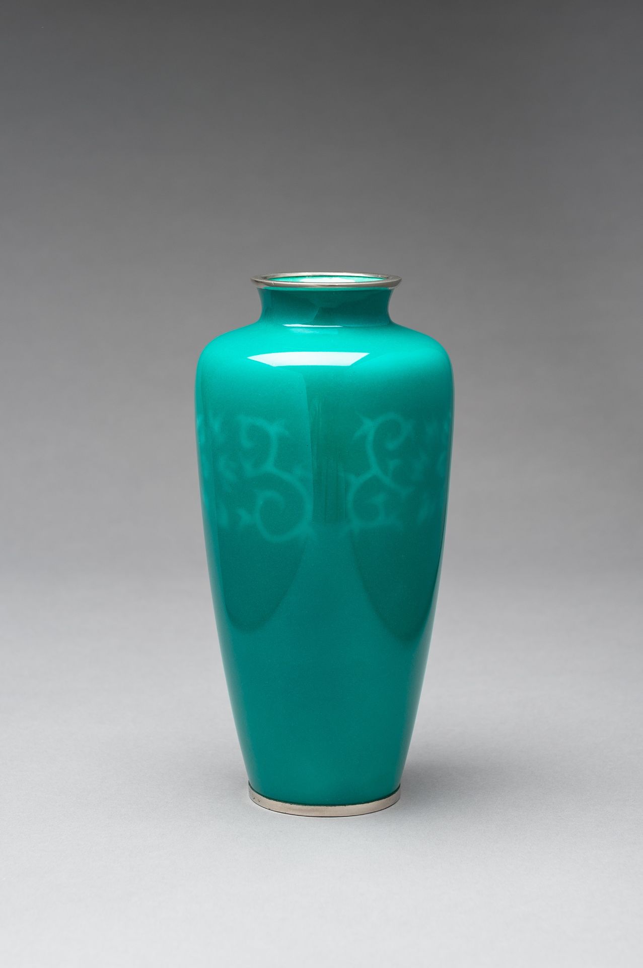 A LARGE ANDO STYLE CLOISONE ENAMEL VASE - Image 3 of 8