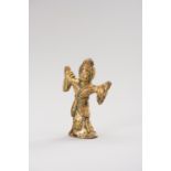 A HAN STYLE GILT-BRONZE FIGURE OF A DANCER