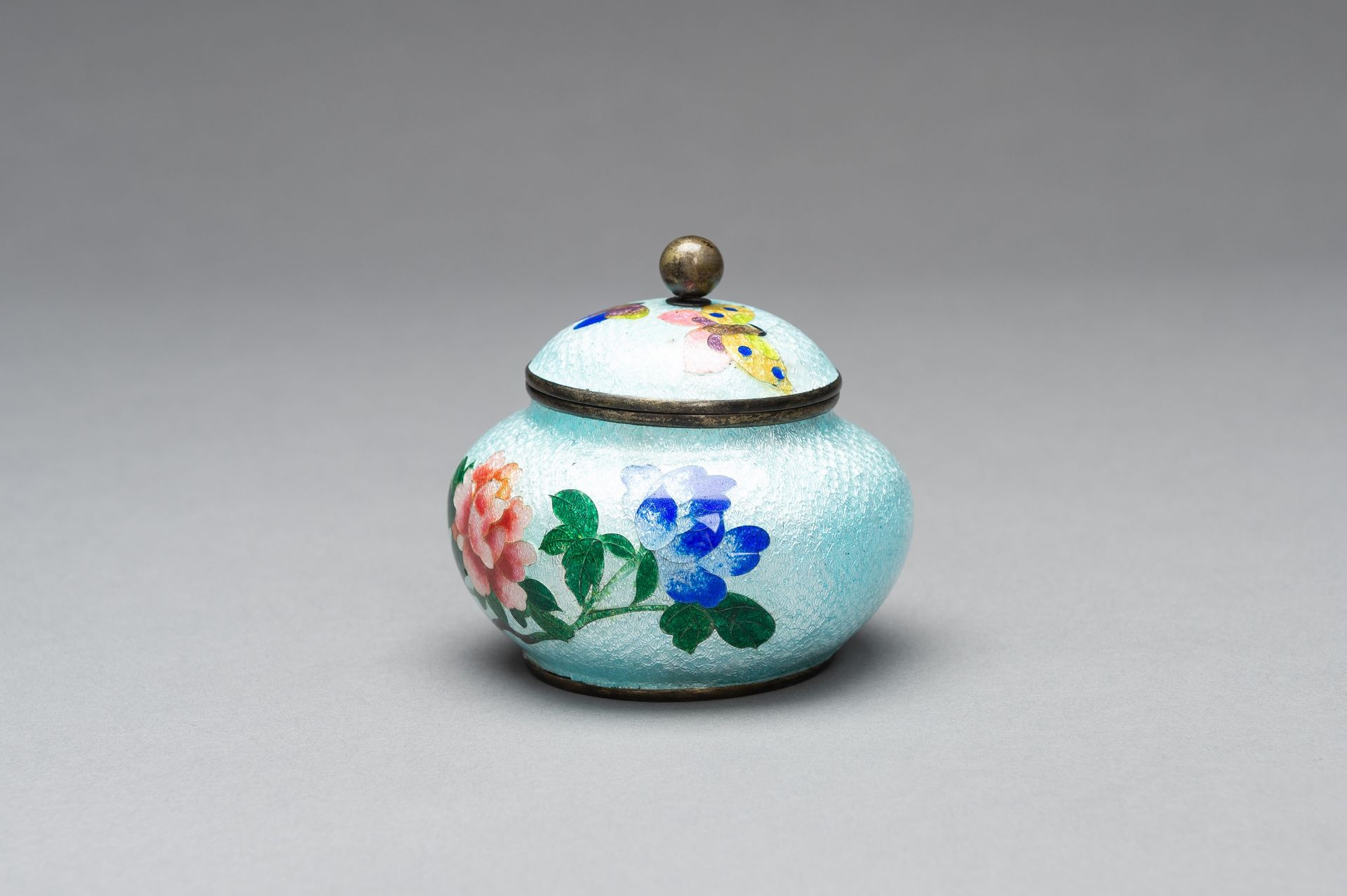 A GINBARI CLOISONNE BOX AND COVER - Image 2 of 10