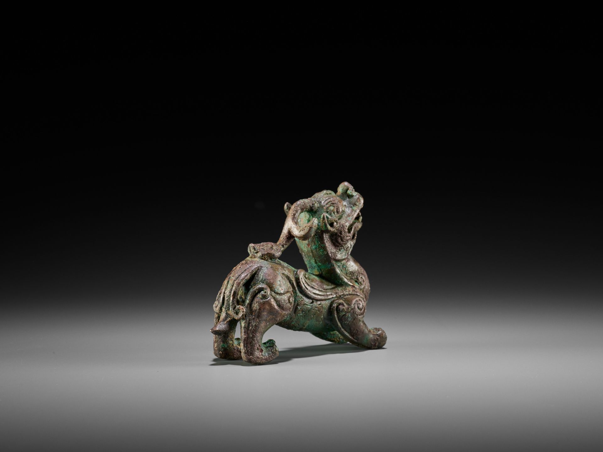 A BRONZE 'BIXIE' WEIGHT - Image 6 of 12