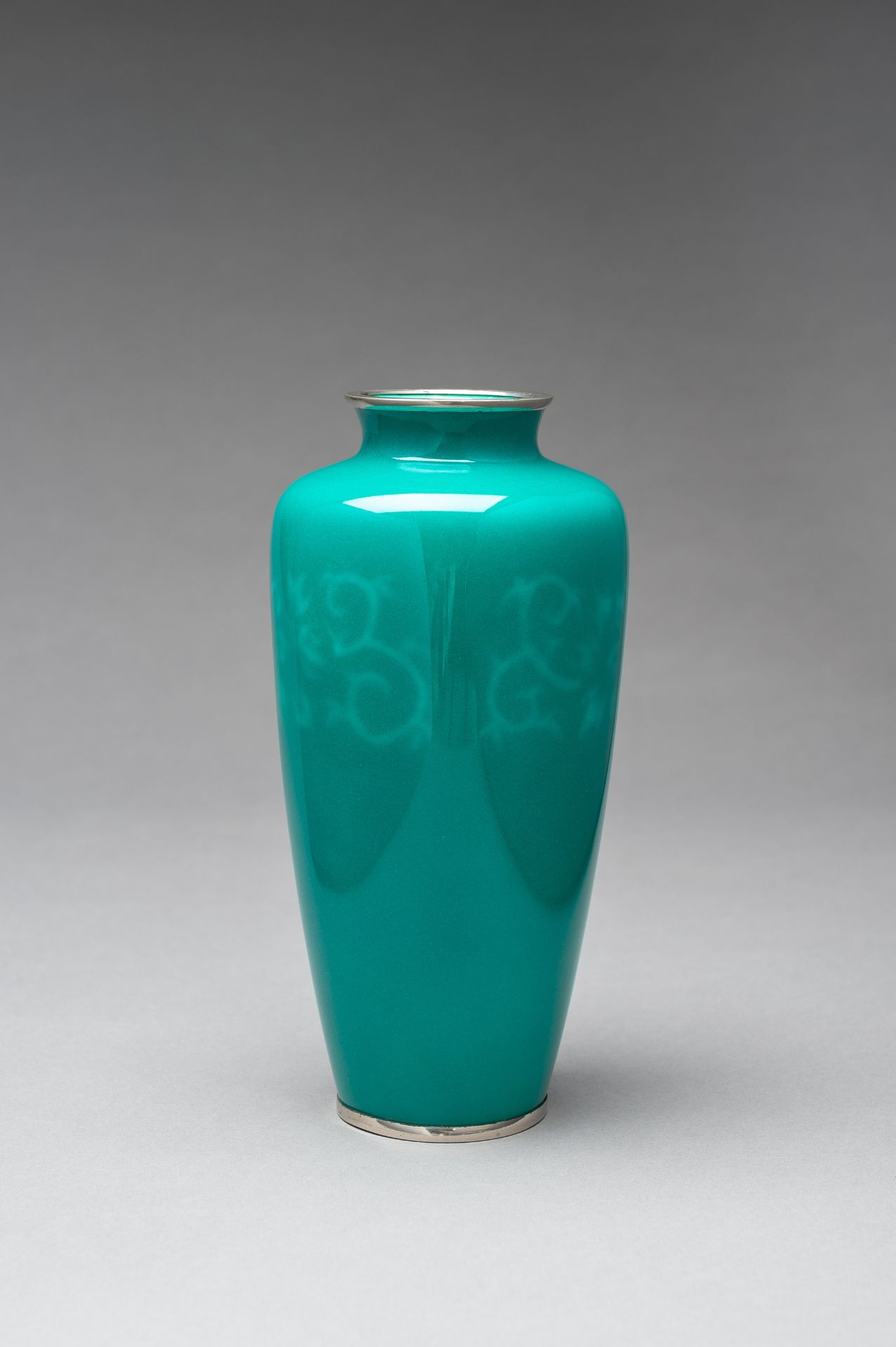 A LARGE ANDO STYLE CLOISONE ENAMEL VASE - Image 6 of 8