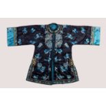 A 'BUTTERFLIES AND LOTUS' LADY'S ROBE