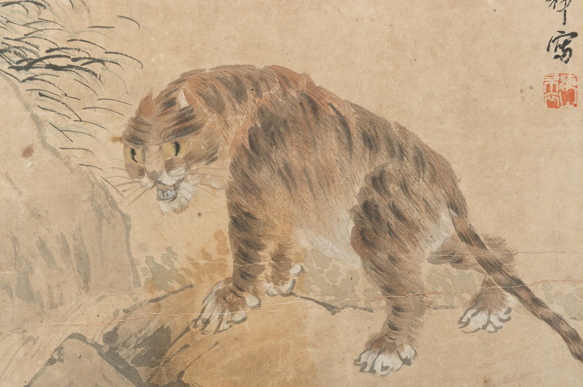 XU XIANG: A PAINTING OF A TIGER - Image 3 of 9