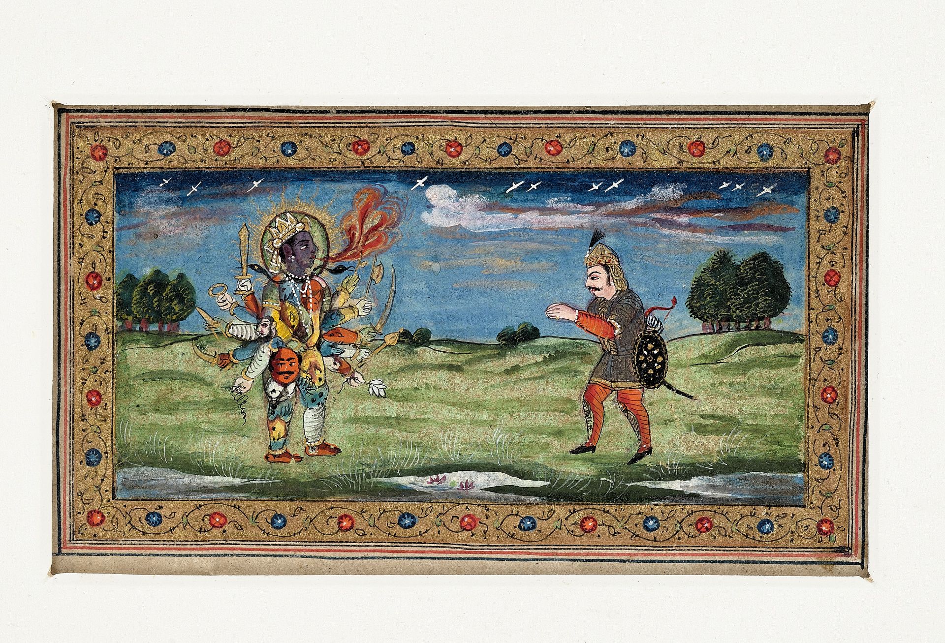 A RARE GROUP OF 27 FOLIOS FROM A MANUSCRIPT, KASHMIR 18TH CENTURY - Image 2 of 15