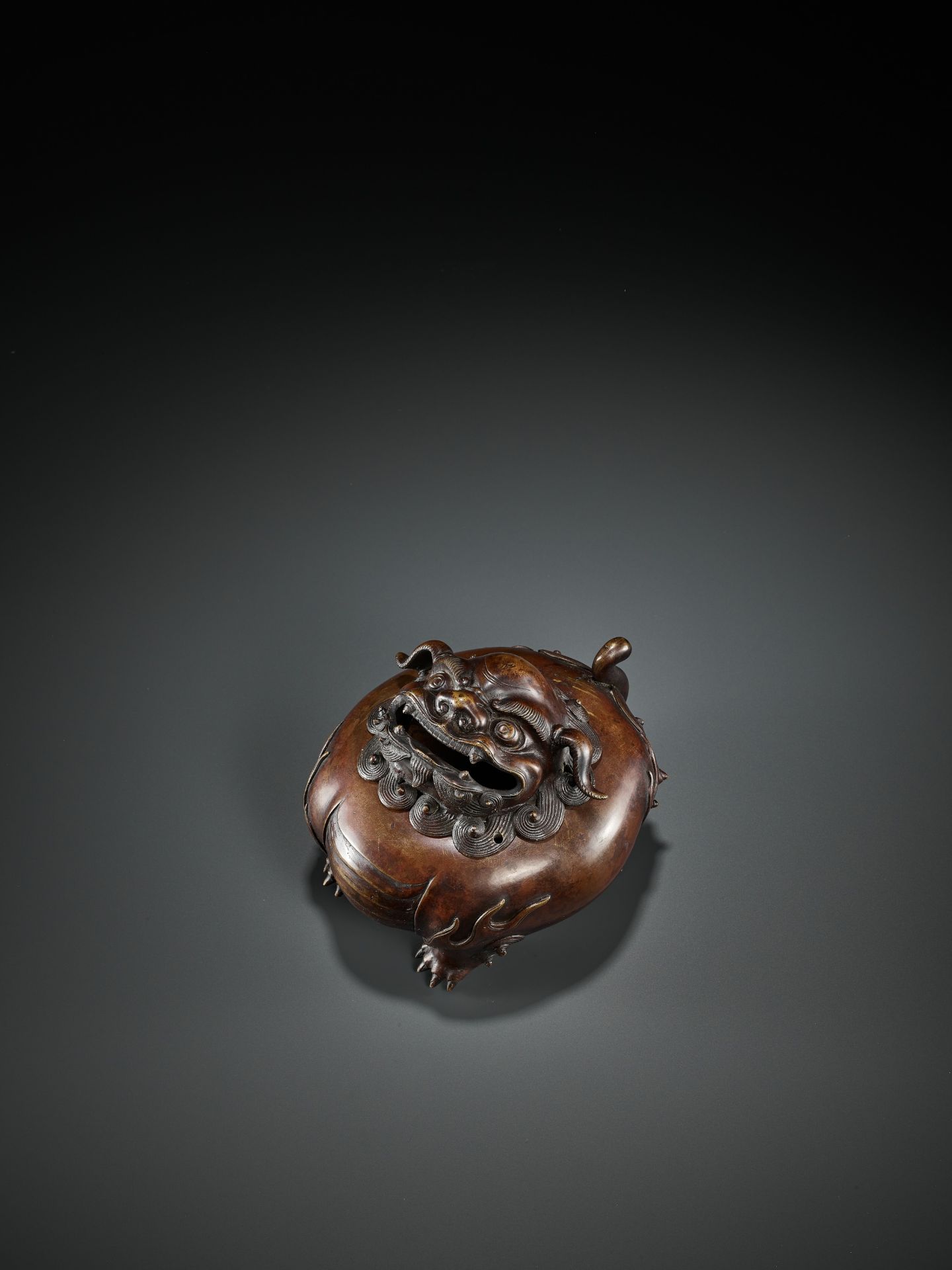 A BRONZE 'LUDUAN' CENSER, EARLY QING DYNASTY - Image 3 of 9