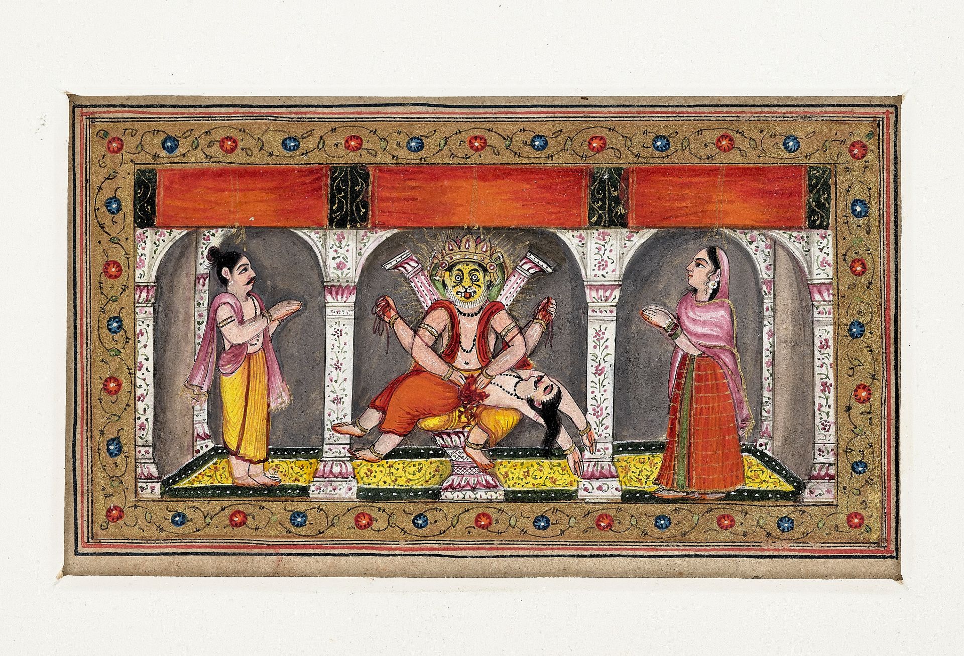 A RARE GROUP OF 27 FOLIOS FROM A MANUSCRIPT, KASHMIR 18TH CENTURY - Image 4 of 15