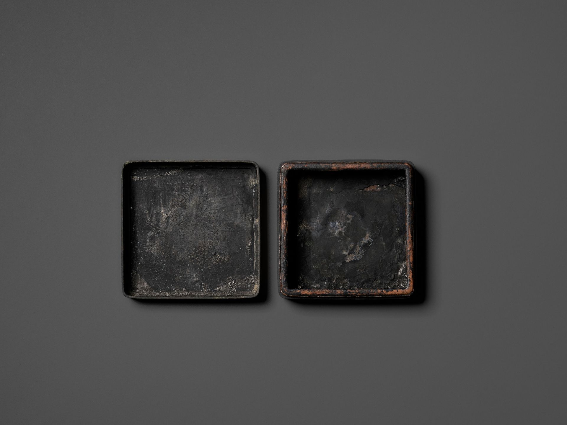 A BAITONG INK BOX, LATE QING DYNASTY - Bild 6 aus 6