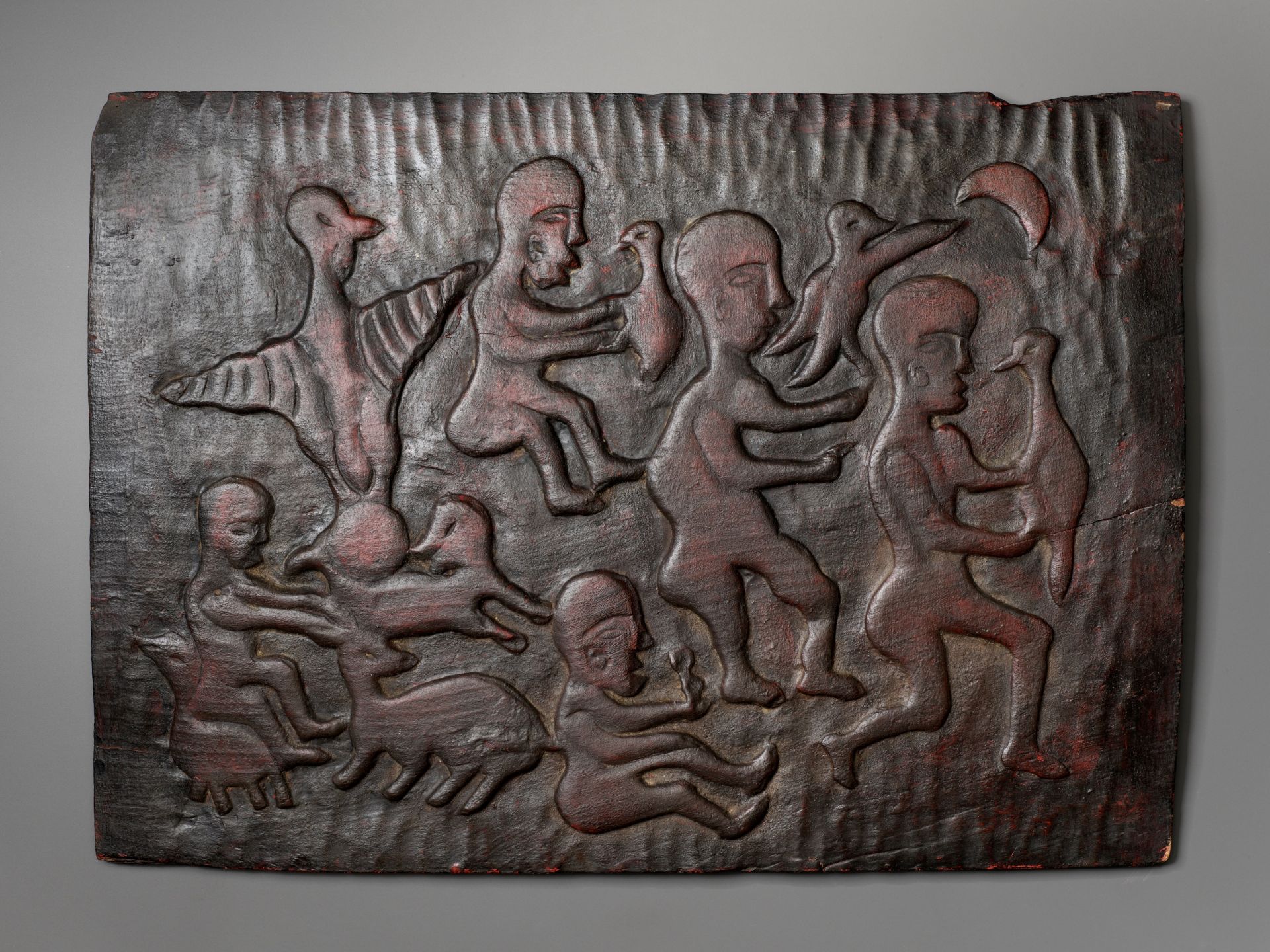 A CARVED WOOD PANEL, PAIWAN, 19TH TO EARLY 20TH CENTURY - Bild 2 aus 8