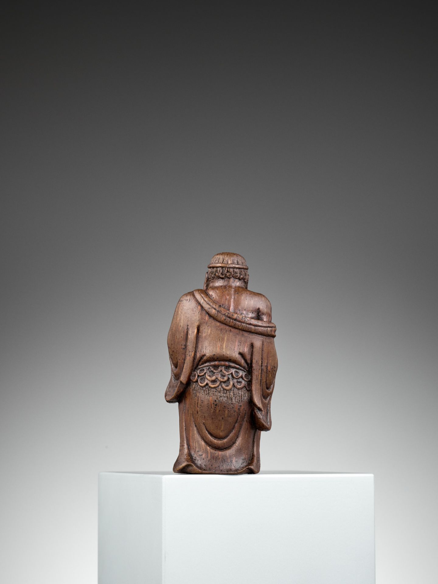 A BAMBOO FIGURE OF 'IRON CRUTCH LI', QING DYNASTY - Bild 6 aus 10