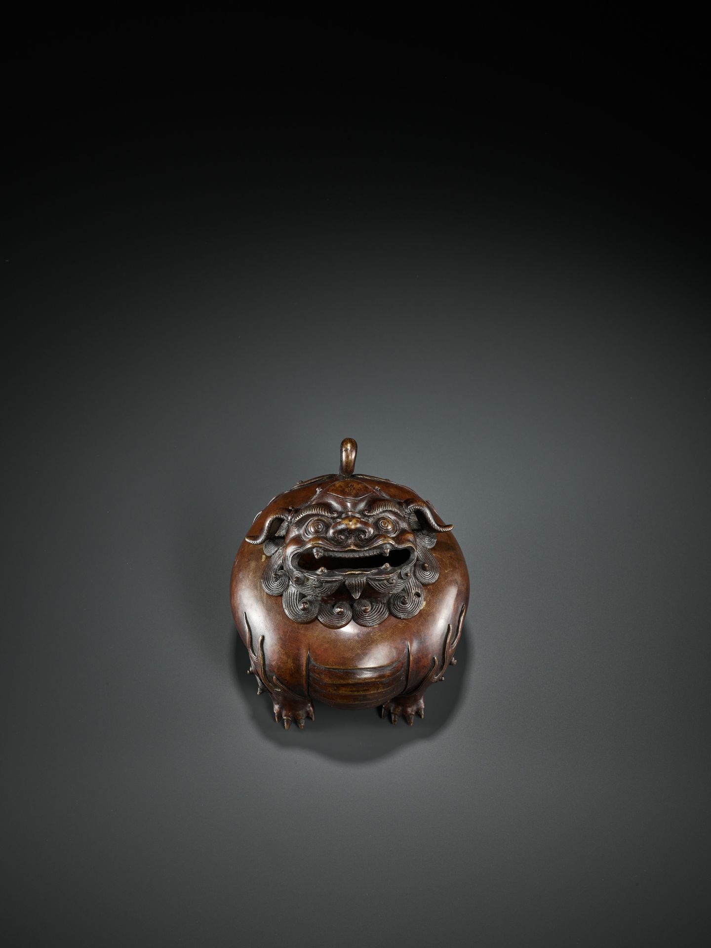 A BRONZE 'LUDUAN' CENSER, EARLY QING DYNASTY - Bild 6 aus 9