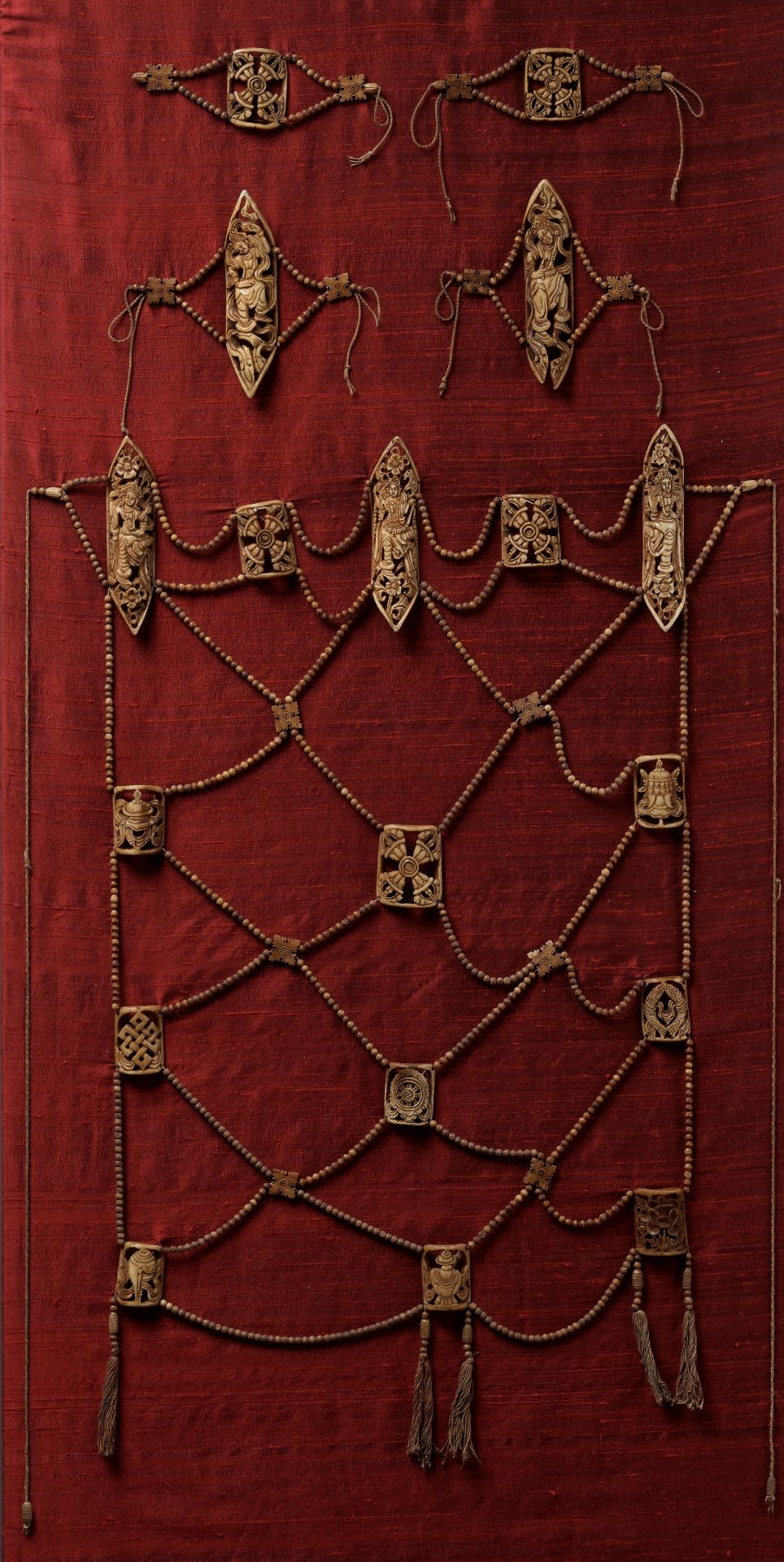 A TIBETAN RITUAL BONE APRON, 18TH-19TH CENTURY