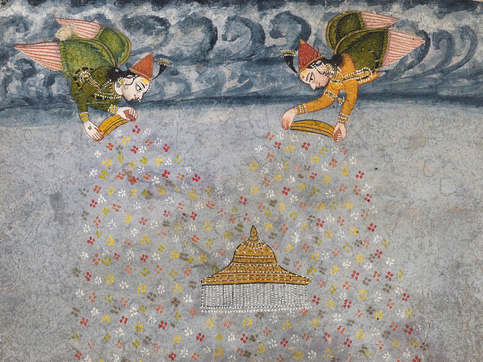 A DECCAN MINIATURE PAINTING OF A PROPHET - Image 3 of 6