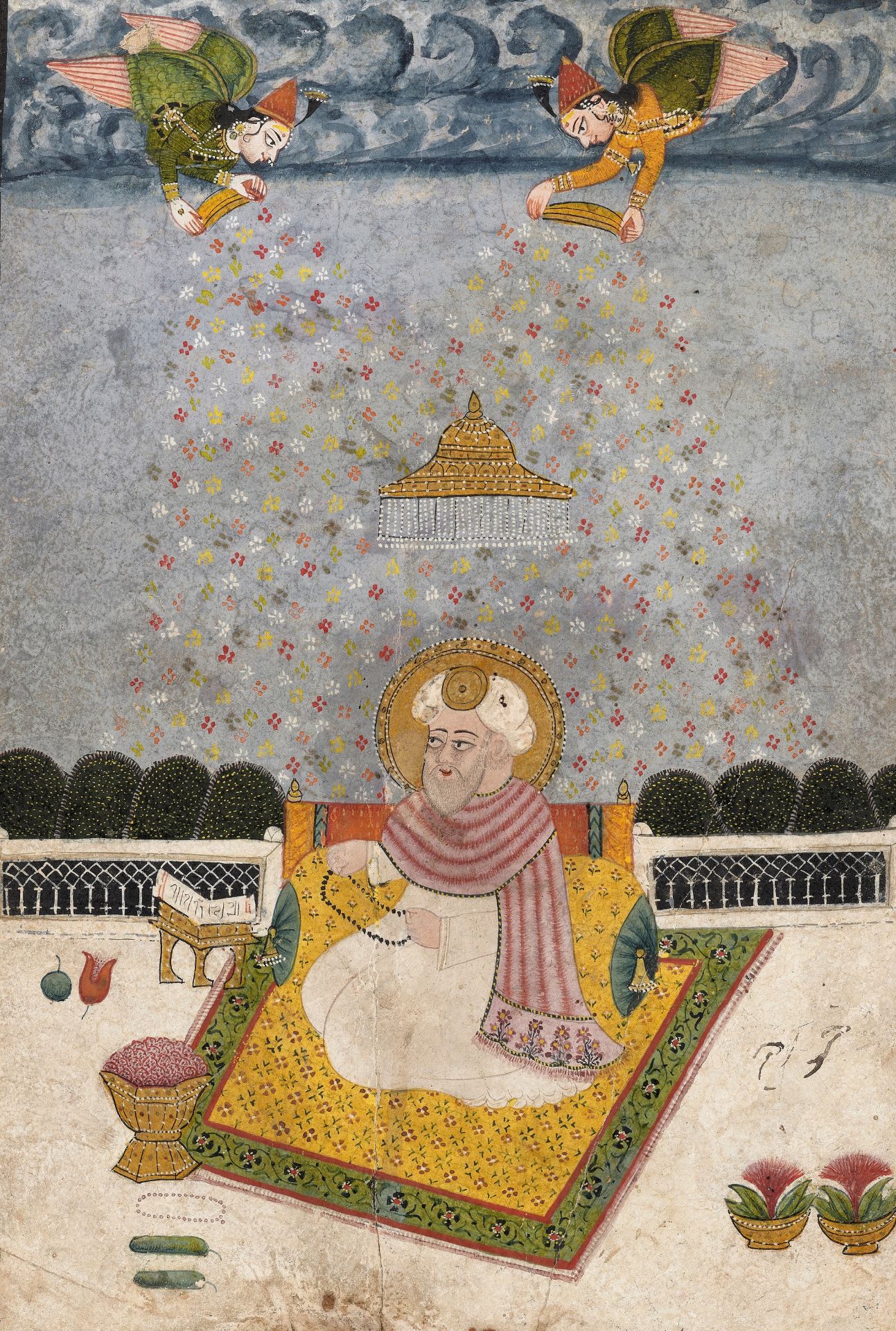 A DECCAN MINIATURE PAINTING OF A PROPHET