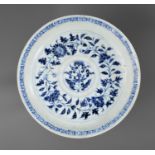 A BLUE AND WHITE 'FOUR SEASONS' PORCELAIN DISH, MING DYNASTY