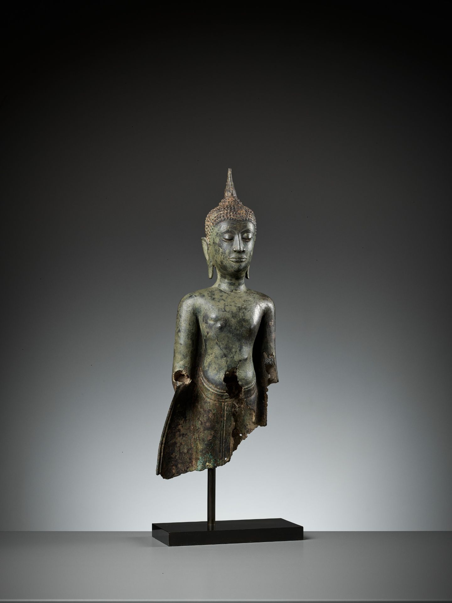 A BRONZE FIGURE OF BUDDHA, AYUTTHAYA KINGDOM - Bild 10 aus 10