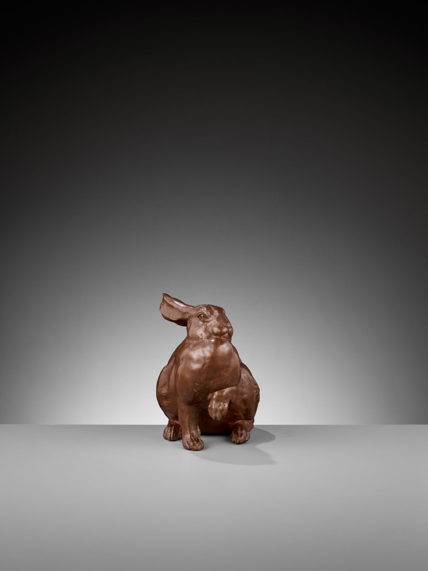 SHIHO: A FINE BRONZE OF A HARE - Bild 7 aus 12