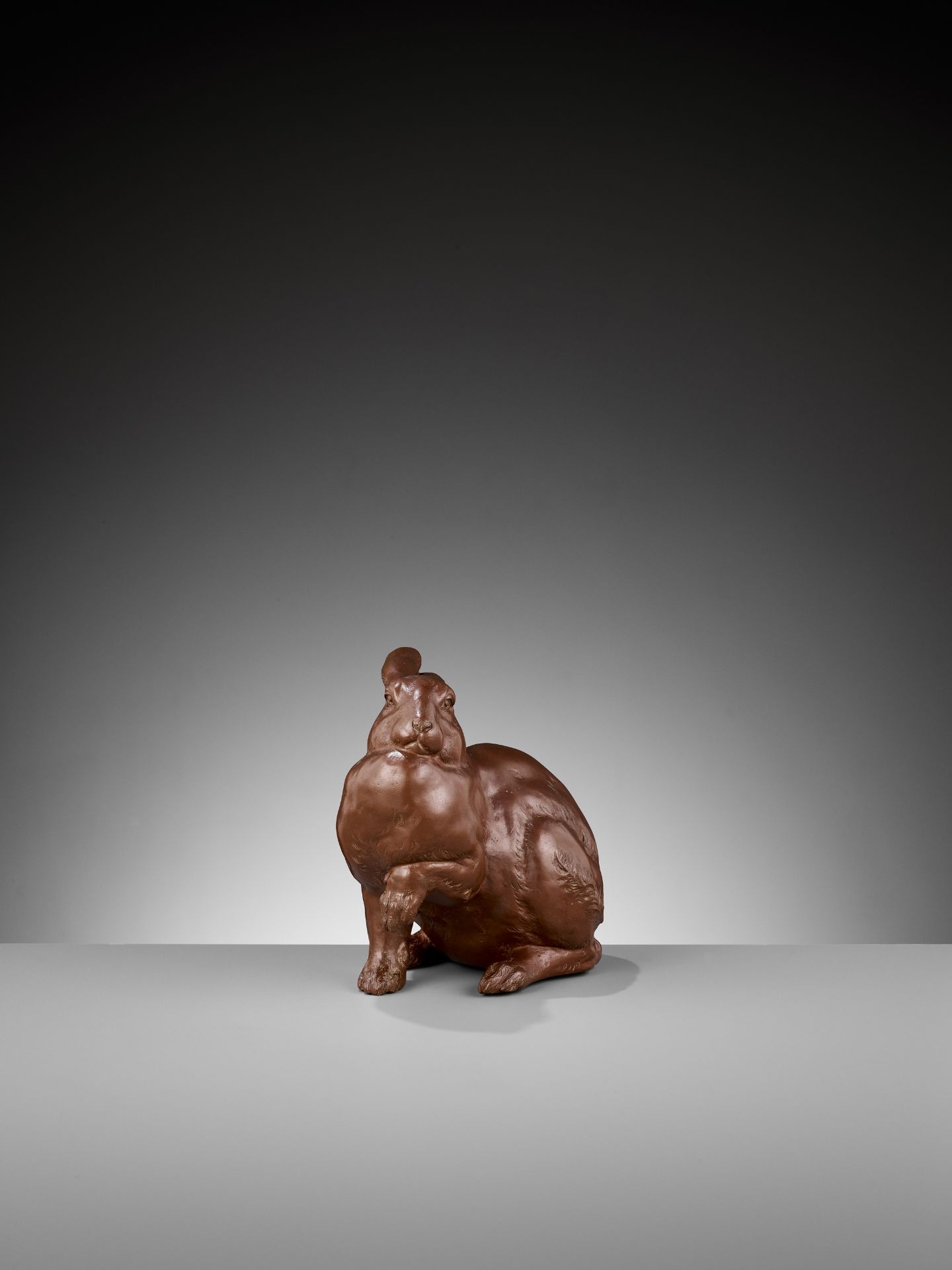 SHIHO: A FINE BRONZE OF A HARE - Bild 8 aus 12