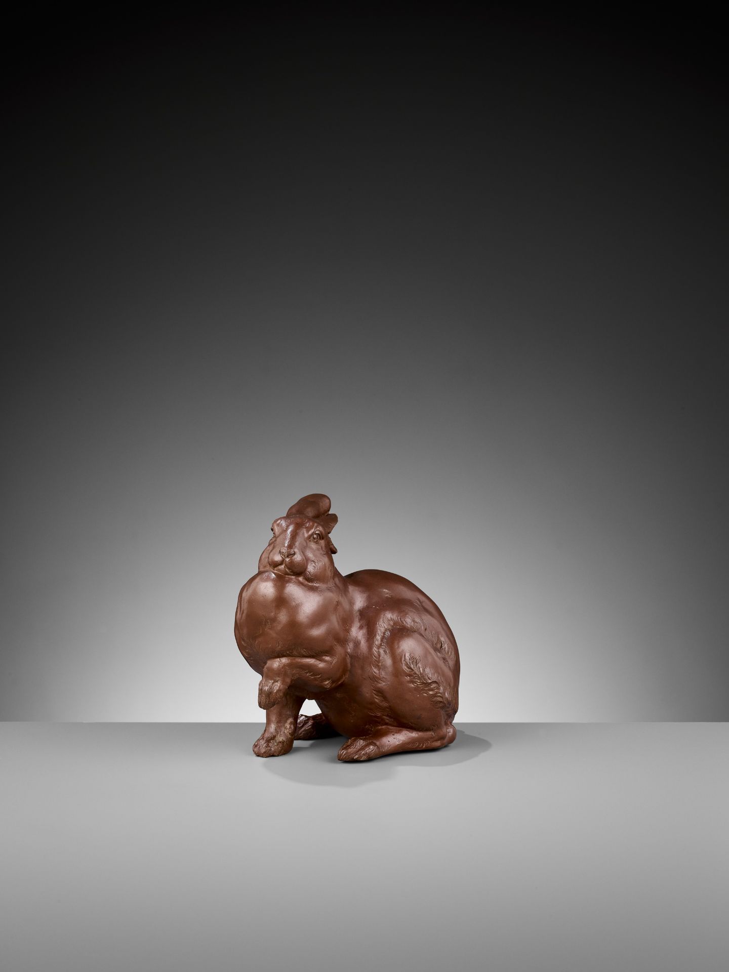 SHIHO: A FINE BRONZE OF A HARE - Image 3 of 12