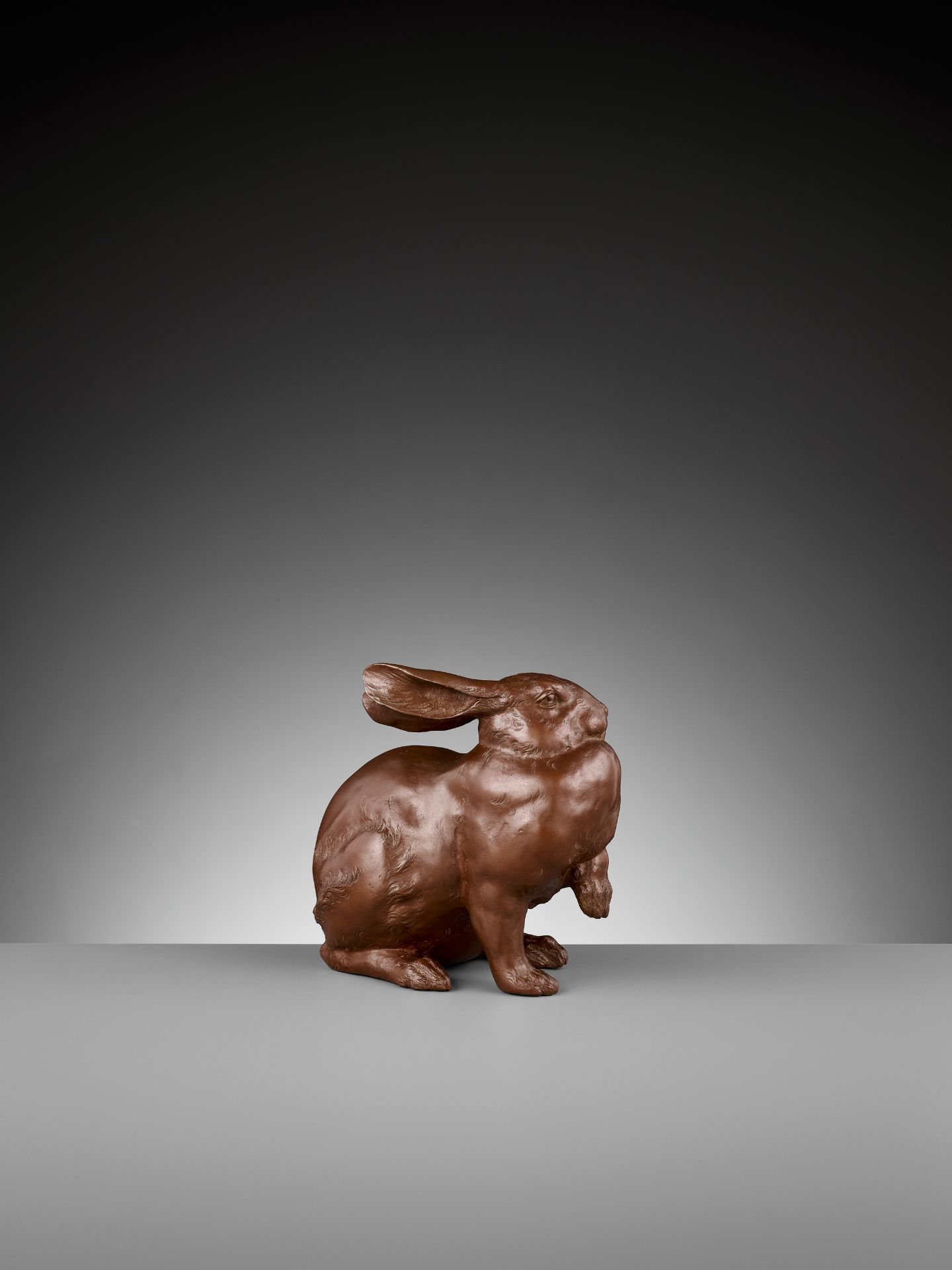 SHIHO: A FINE BRONZE OF A HARE - Image 6 of 12