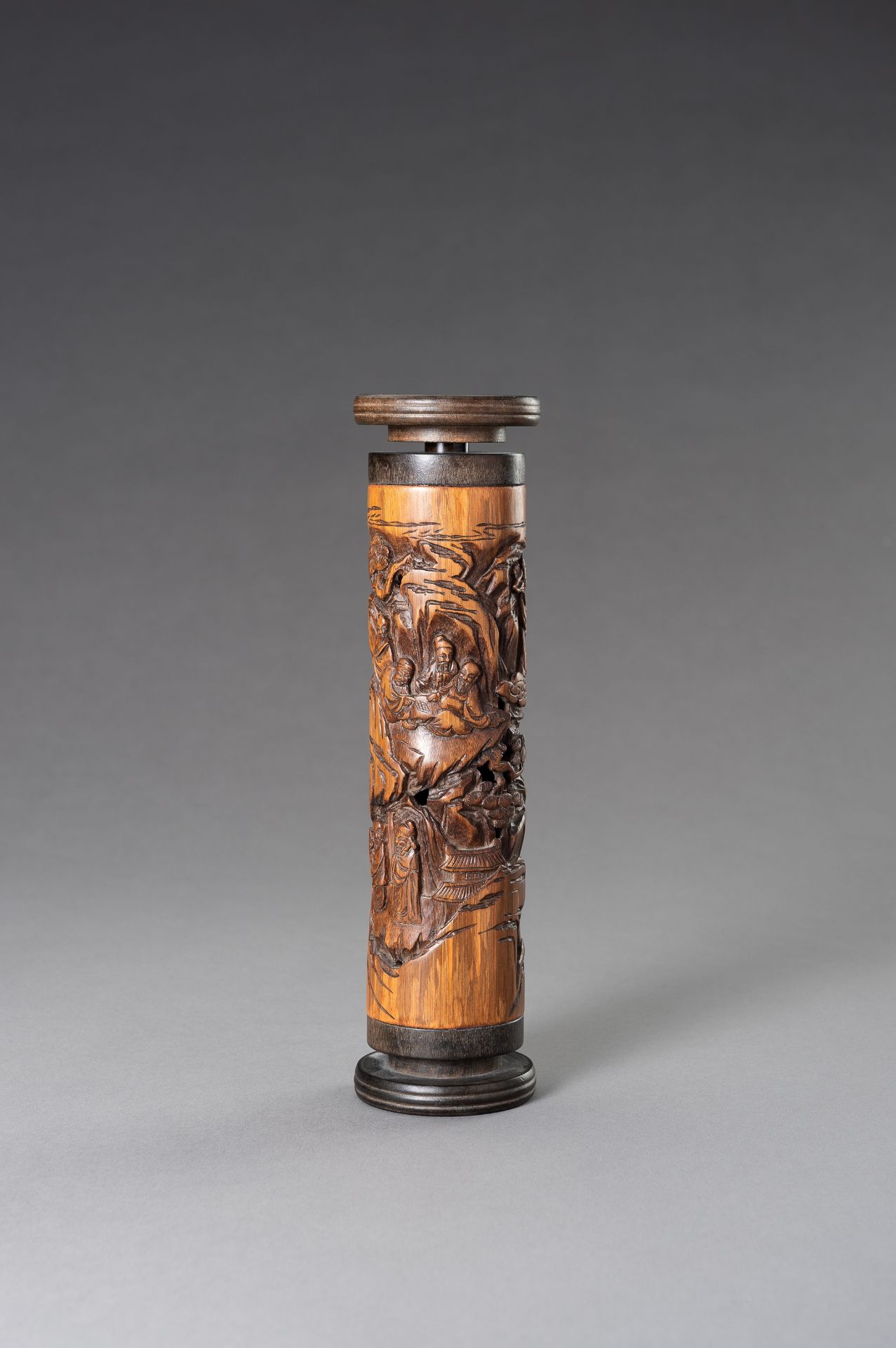 A BAMBOO AND WOOD PARFUMIERE, REPUBLIC PERIOD - Bild 3 aus 10