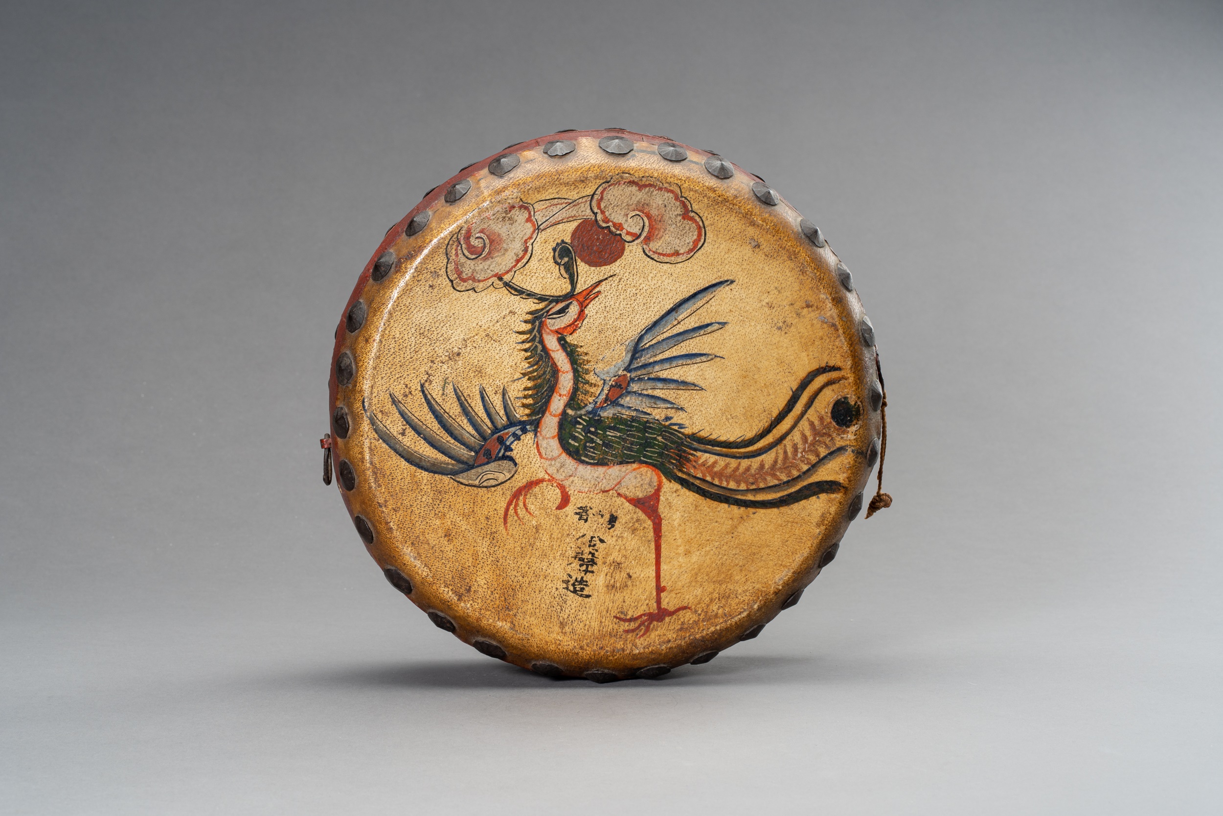 A HAND PAINTED BANGU BEIJING OPERA DRUM - Image 4 of 12