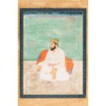 A MINIATURE PAINTING OF GURU HARGOBIND