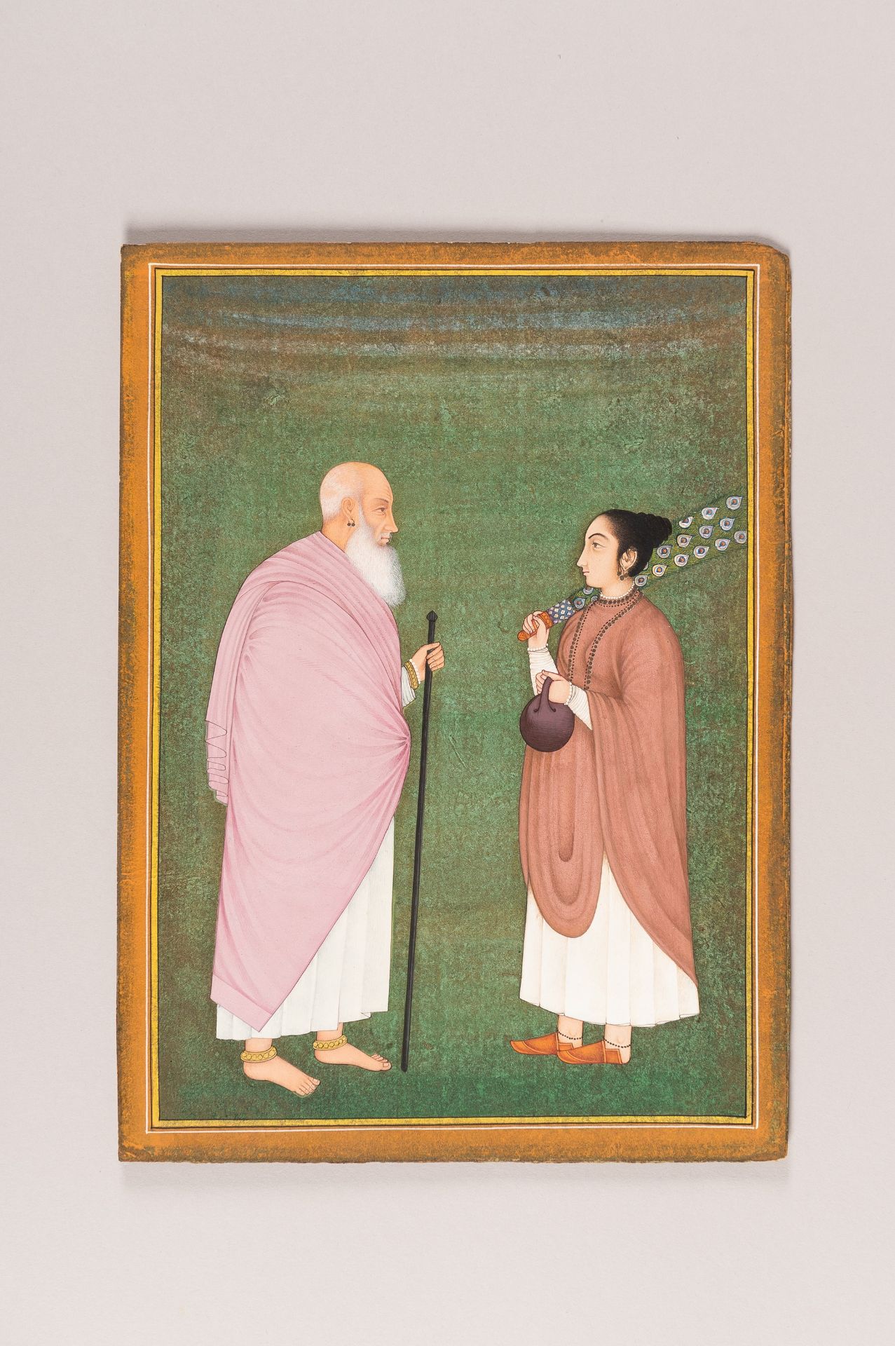 A FINE INDIAN MINIATURE PAINTING - Image 2 of 5