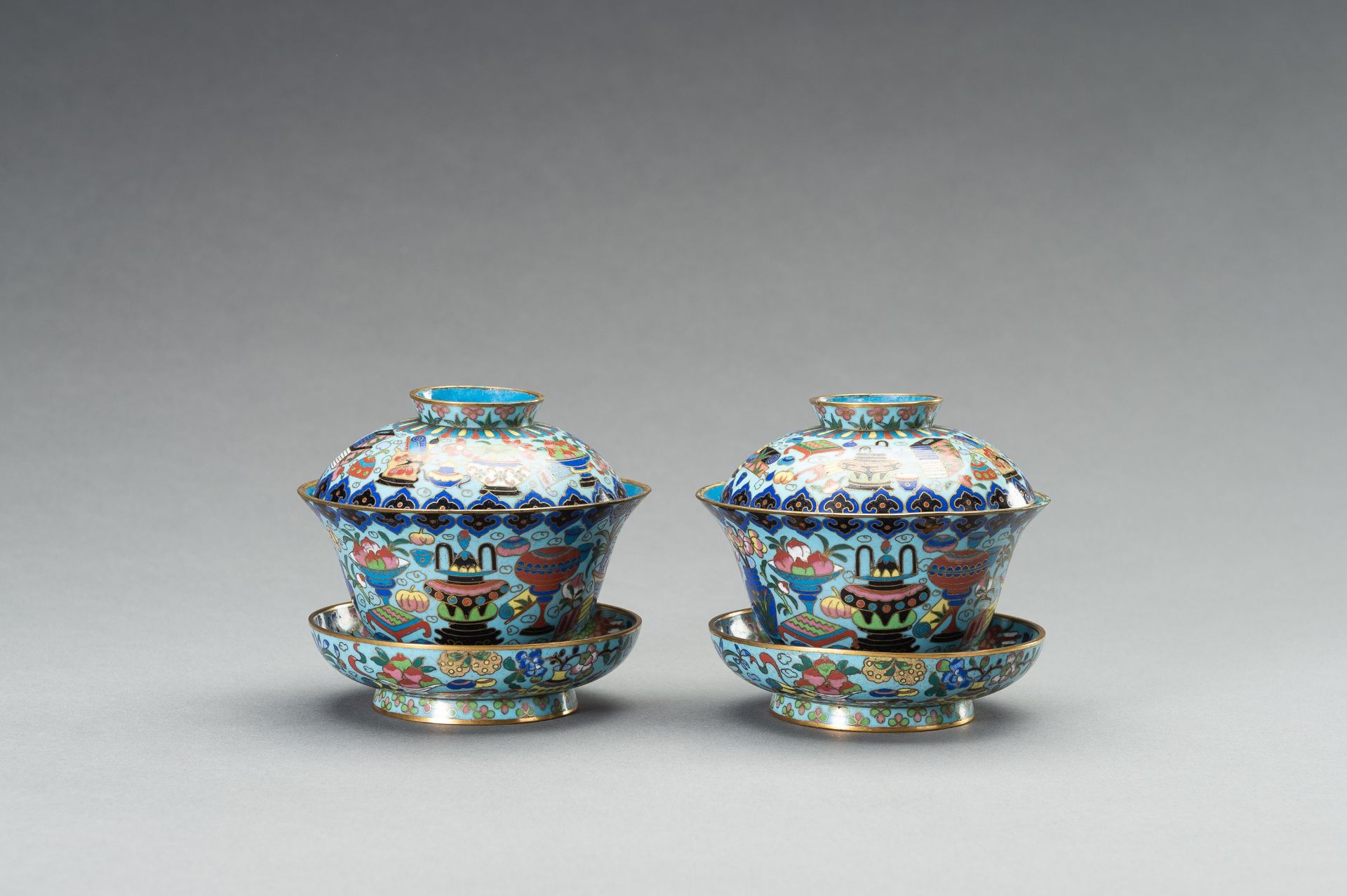 A GROUP OF SIX CLOISONNE VESSELS, 19th CENTURY - Image 2 of 14