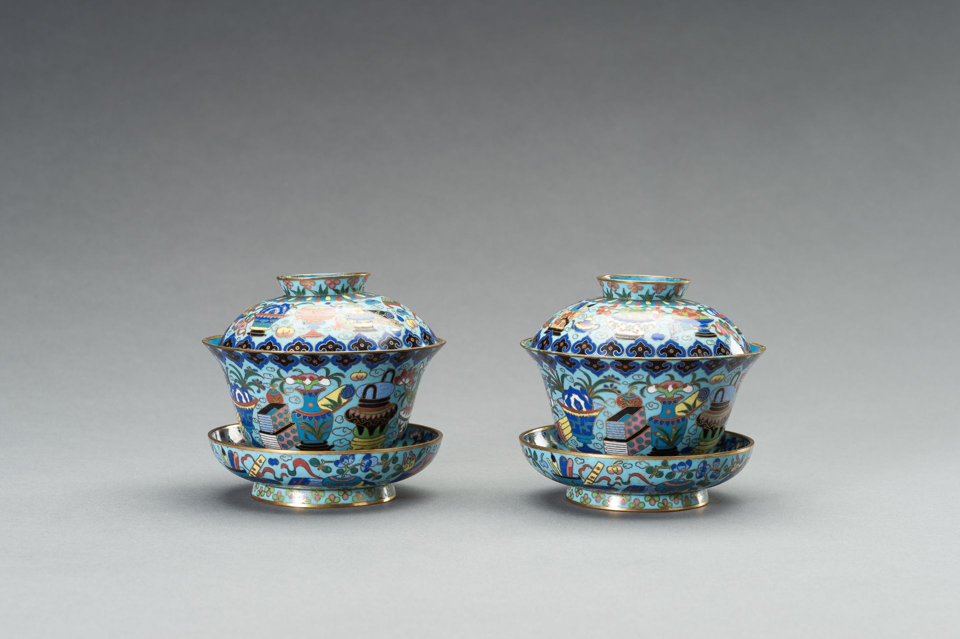 A GROUP OF SIX CLOISONNE VESSELS, 19th CENTURY - Image 3 of 14