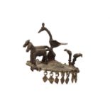 A BASTAR BRONZE HOUDAH ROOF