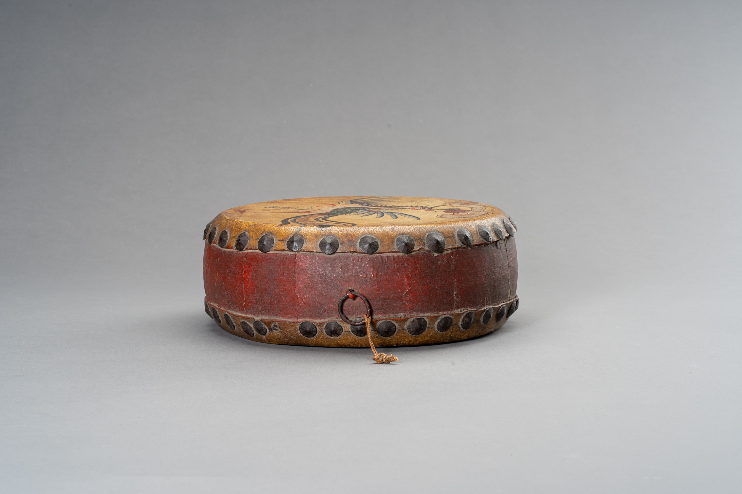 A HAND PAINTED BANGU BEIJING OPERA DRUM - Image 10 of 12