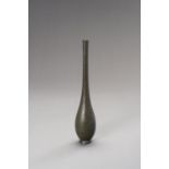 AN IKEBANA BRONZE VASE, MEIJI PERIOD