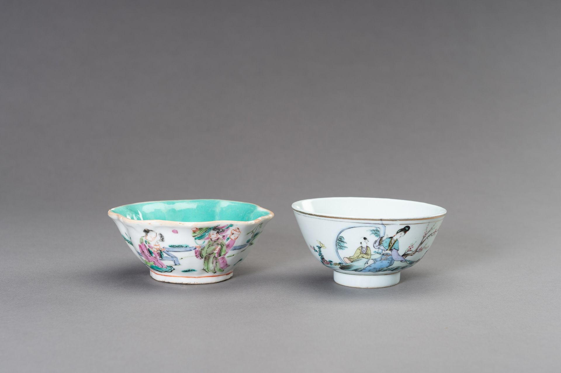 A MIXED LOT WITH SIX PORCELAIN BOWLS, REPUBLIC PERIOD OR LATER - Image 17 of 24