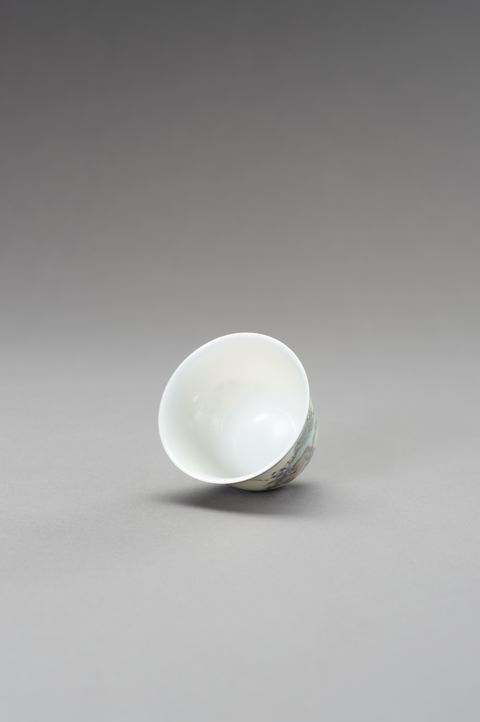 A 'BOY ON OX' PORCELAIN CUP, QING - Image 8 of 10