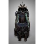 A SUIT OF ARMOR WITH EBOSHI KABUTO