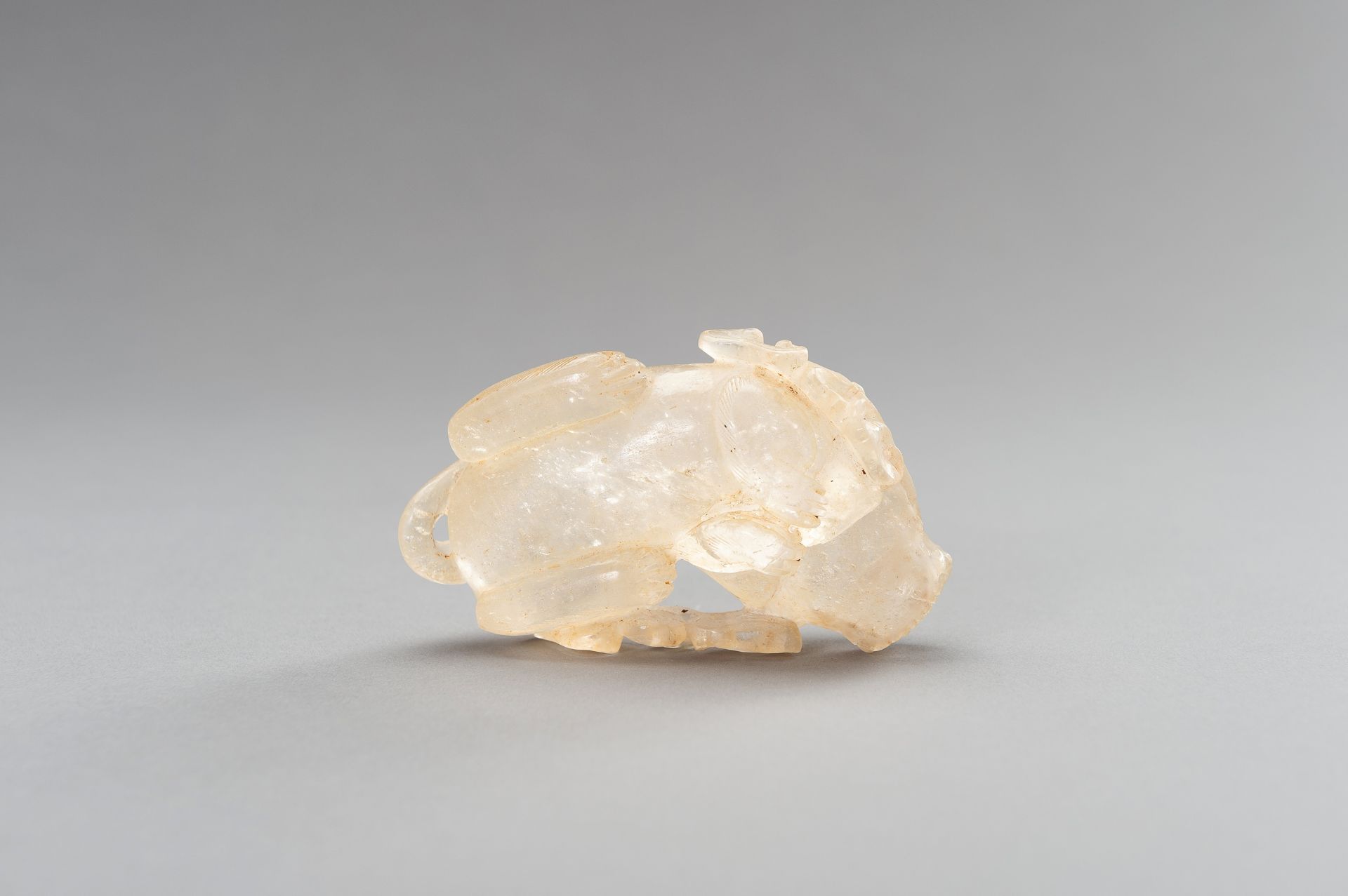A FINE ROCK CRYSTAL 'BIXIE AND LINGZHI' GROUP, QING DYNASTY - Image 13 of 13