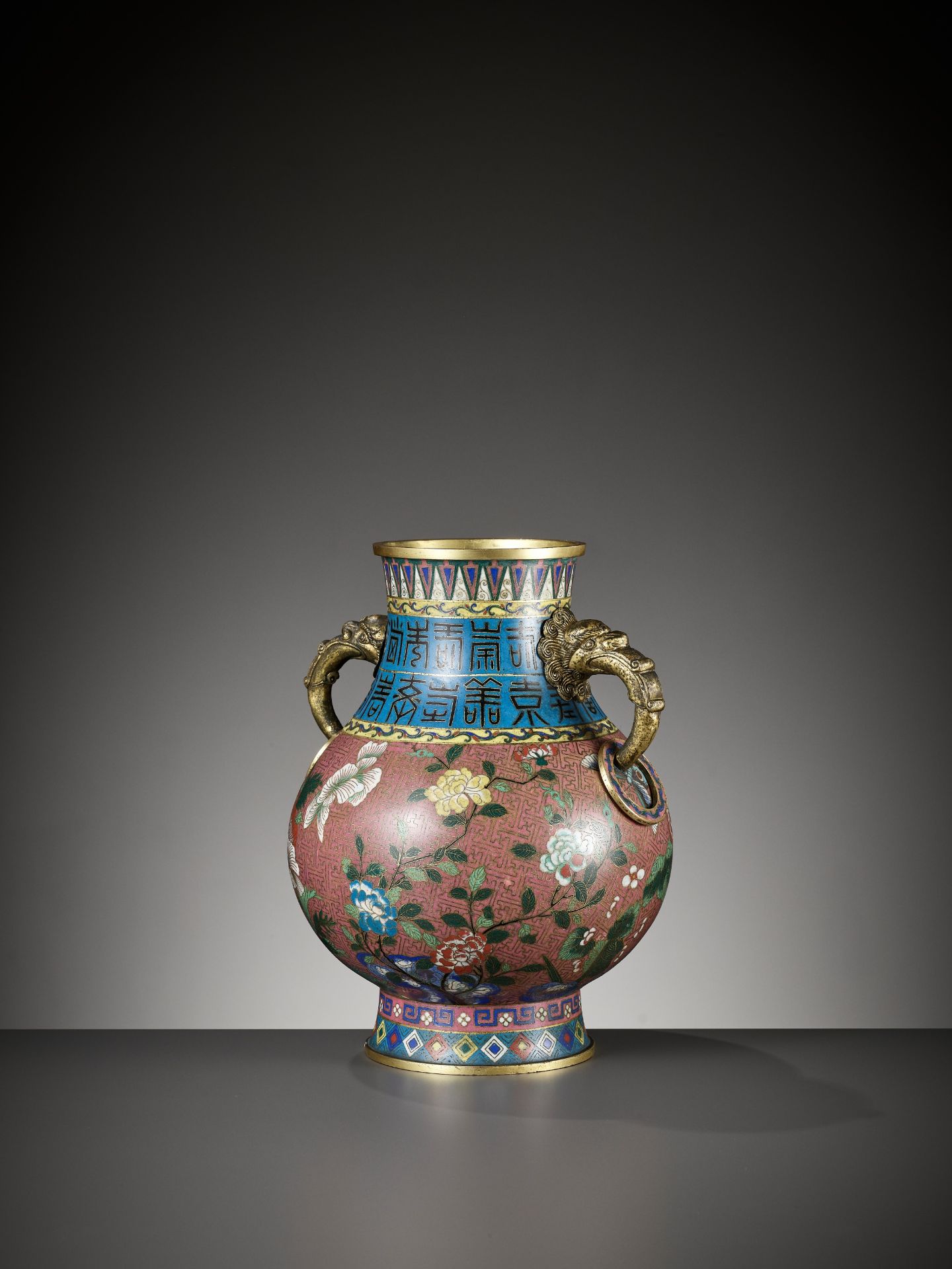 A GILT-BRONZE AND CLOISONNE ENAMEL 'CRICKET' VASE, HU, JIAQING PERIOD - Image 10 of 14