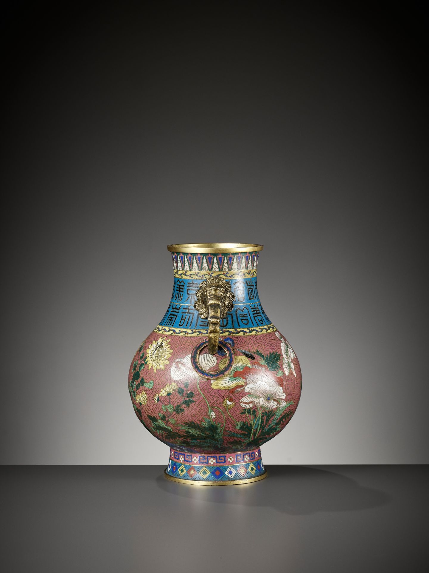 A GILT-BRONZE AND CLOISONNE ENAMEL 'CRICKET' VASE, HU, JIAQING PERIOD - Image 9 of 14