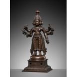 A BRONZE FIGURE OF DATTATREYA, NAYAKA PERIOD