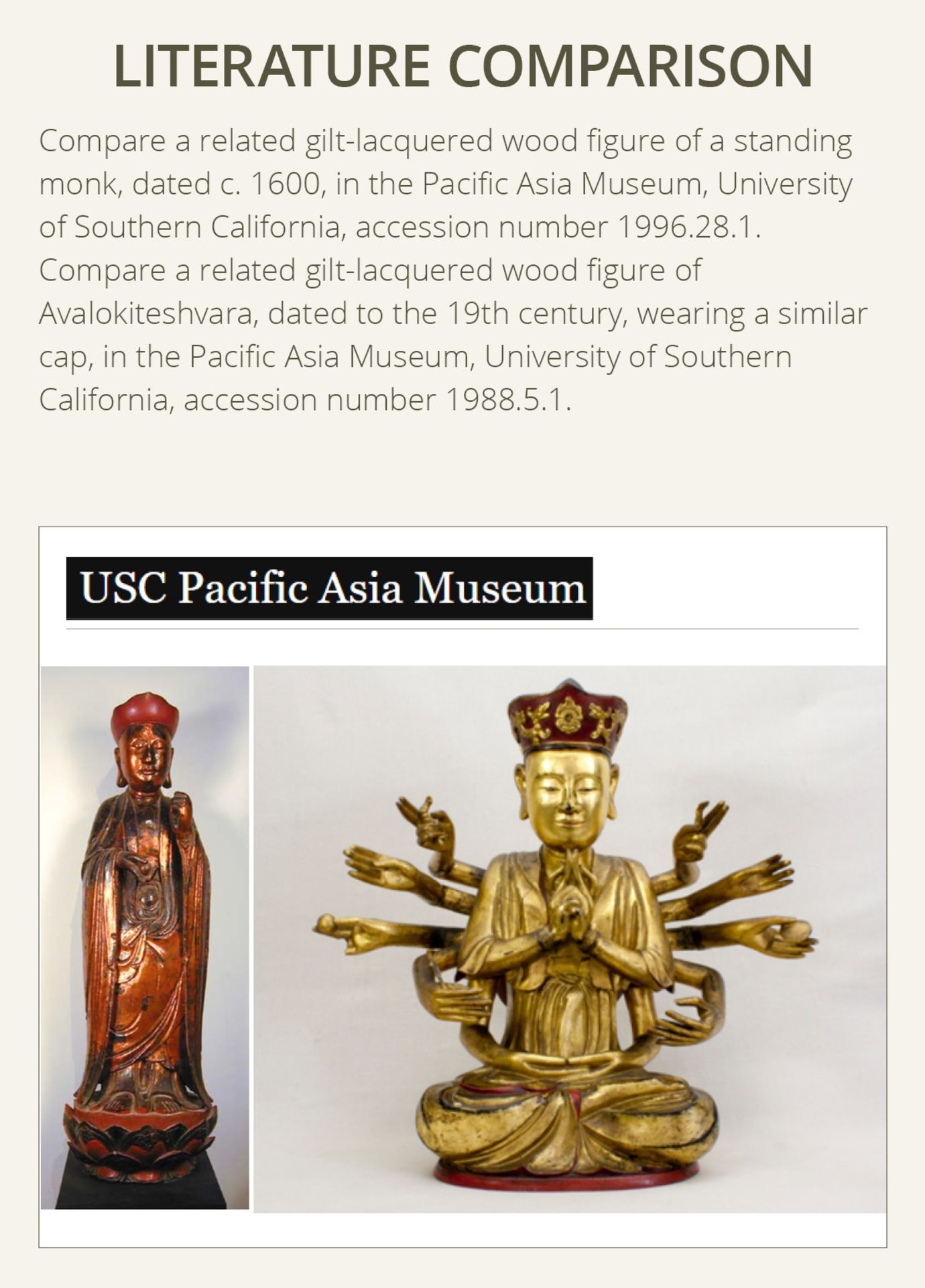 A LARGE GILT-LACQUERED WOOD FIGURE OF A BODHISATTVA, VIETNAM, 17TH-18TH CENTURY - Image 4 of 14