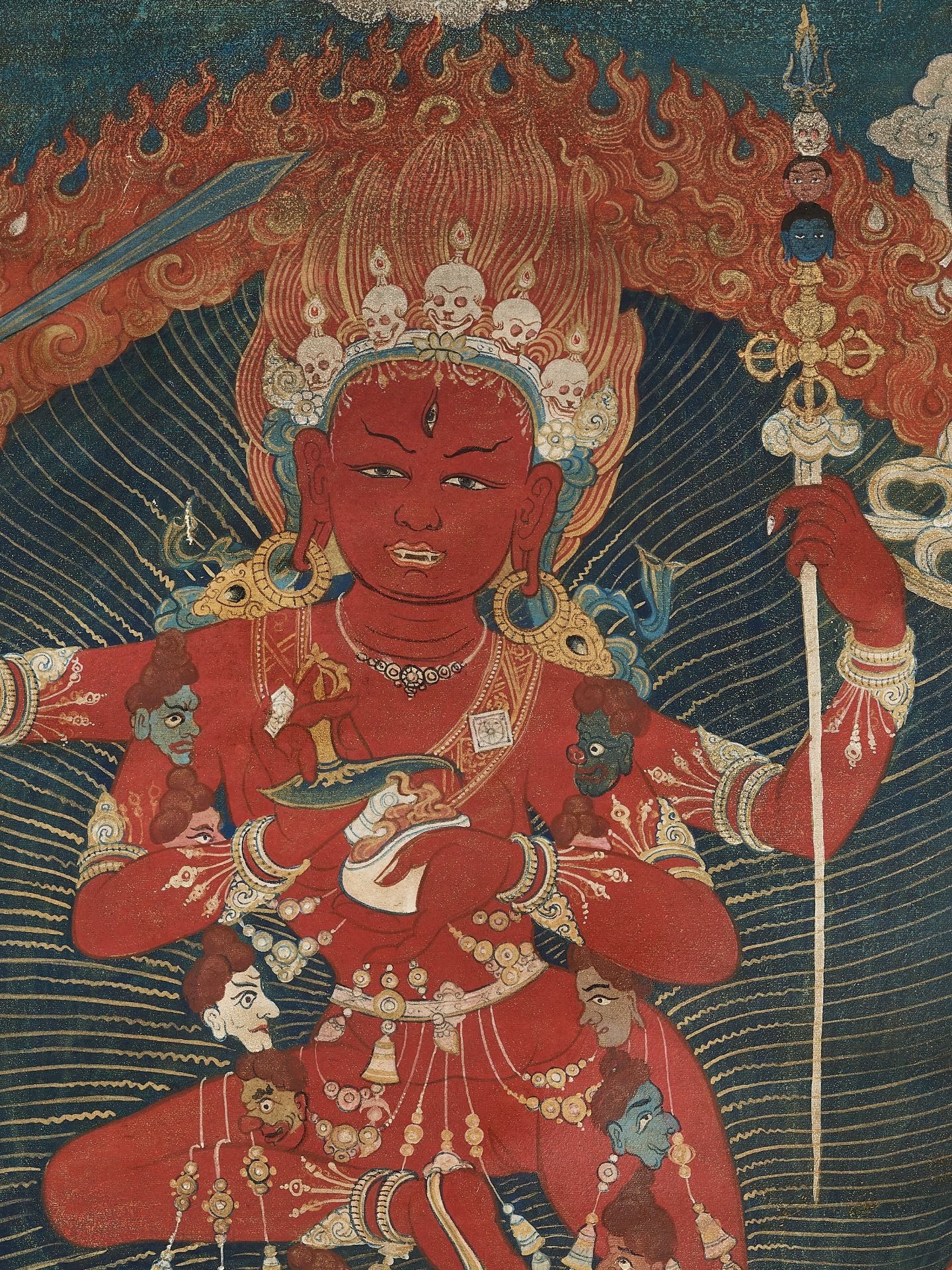 A THANGKA OF VAJRAVARAHI, TIBET, 18TH-19TH CENTURY - Image 2 of 10